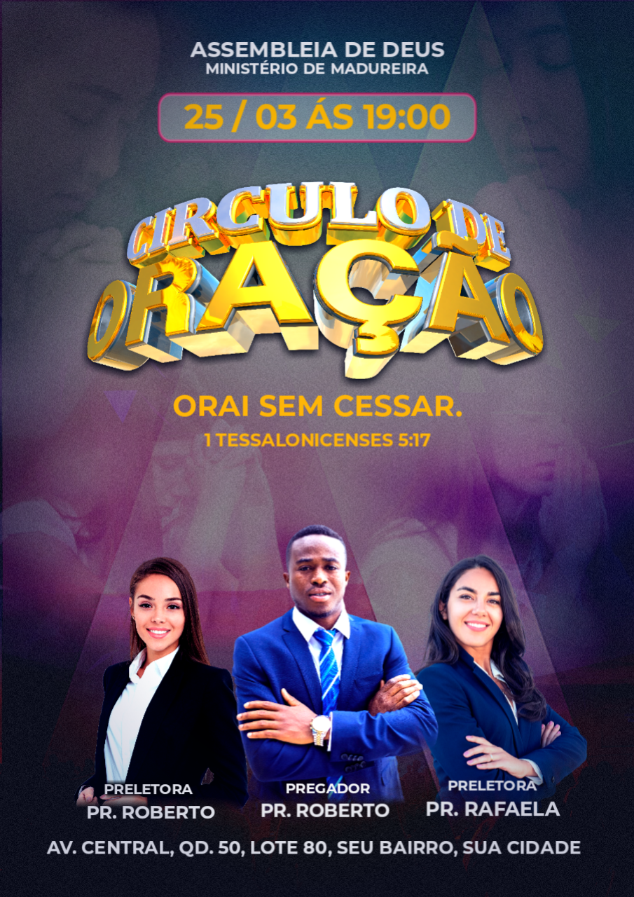 Circulo de oração Ajustado sem ruido