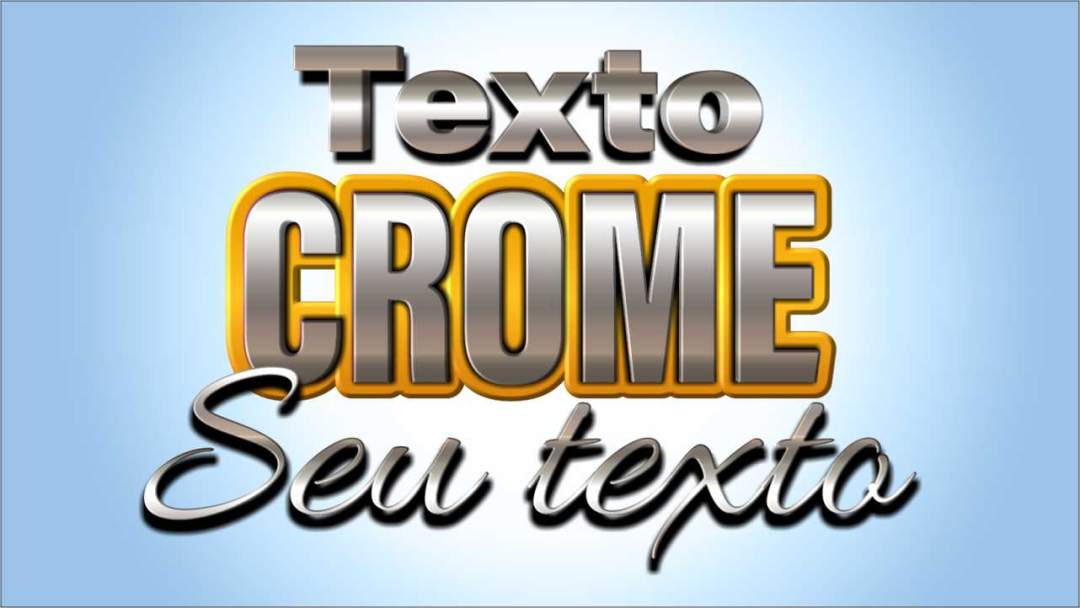 Texto Cromado 03