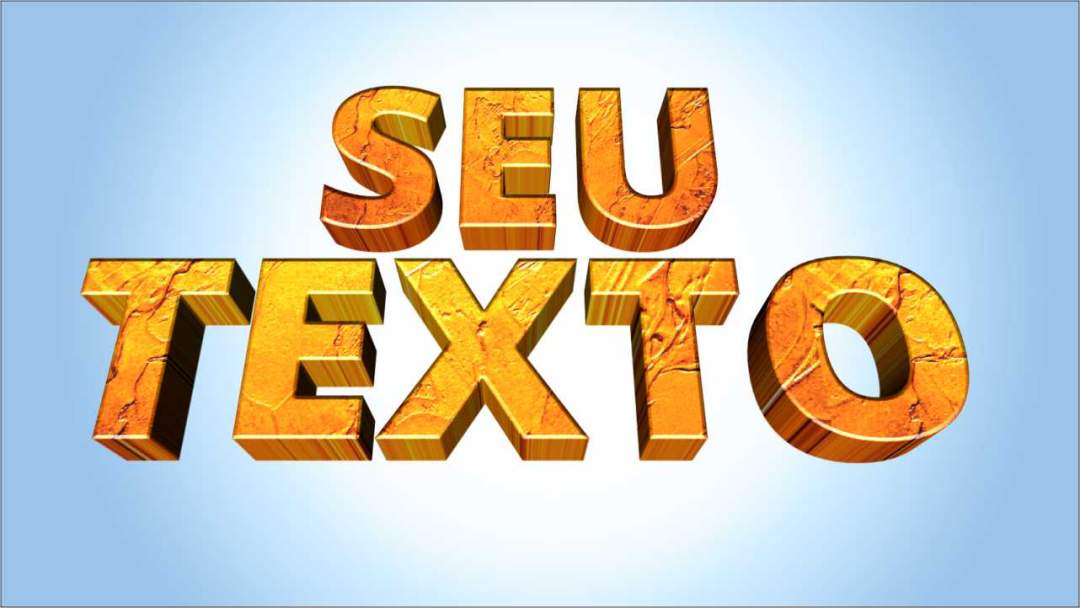 Textos gold com textura de terra